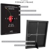 image:imageMCS Format Frame FrontLoading Matted Picture Frame 8 x 10 matted to 35 x5 BlackBlack