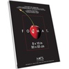 image:imageMCS Format Frame FrontLoading Matted Picture Frame 8 x 10 matted to 35 x5 BlackWhite
