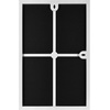 image:imageMCS Format Frame FrontLoading Matted Picture Frame 8 x 10 matted to 35 x5 BlackWhite