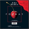 image:imageMCS Format Frame FrontLoading Matted Picture Frame 8 x 10 matted to 35 x5 BlackBlack