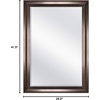 image:imageMCS Apex Wall Mirror 295 x 415 Inch Overall Size Bronze
